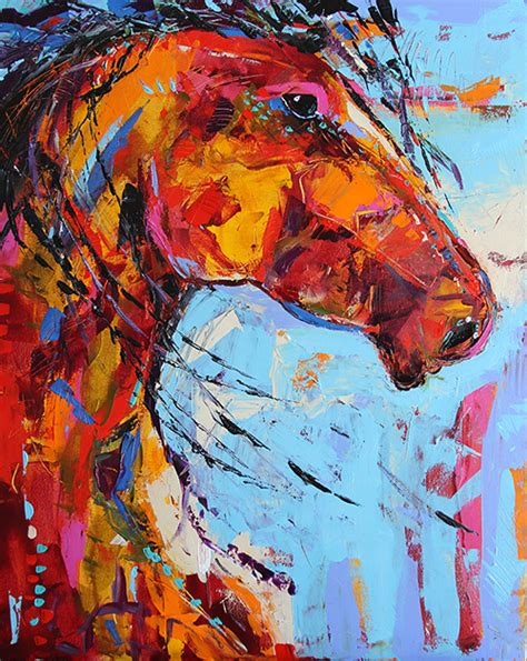 The Spirit Of The Paint Golden Boy Horse Paintings In Progress By