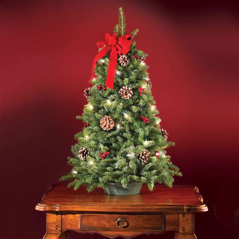 Led Pre Lit Tabletop Christmas Tree