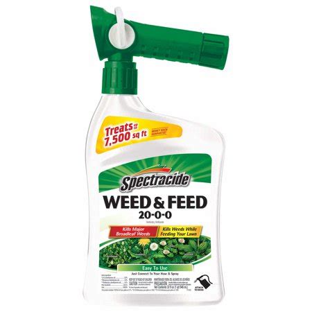 Kills listed weeds, not the lawn: Spectracide 32 Oz Weed Killer & Lawn Feed Yard Spray ...