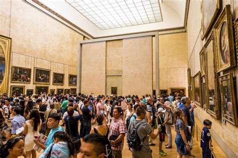 The Mona Lisa Room At The Louvre Paris France Europe Stock Photo