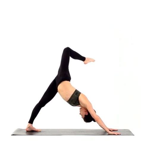 Yoga for beginners is an entirely free app created to introduce absolute beginners to the practice of yoga.<br><br>studies have shown that yoga improves flexibility, builds strength, creates muscles tone, fosters relaxation, decreases anxiety and stress, and improves sleep!<br><br>choose your. Three leg dog down with open hips (Tri pada adho mukha ...