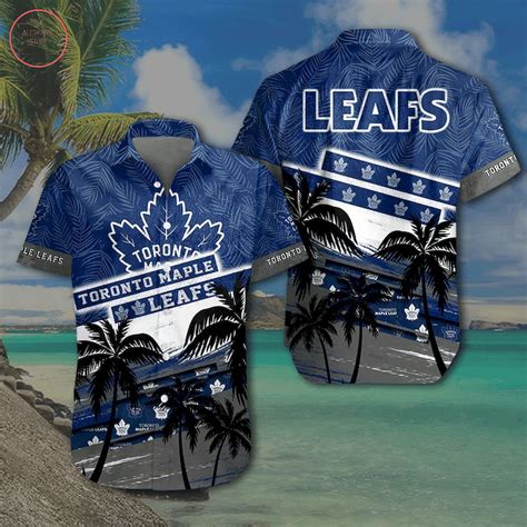 Nhl Toronto Maple Leafs Hawaiian Shirt Tampa Bay Lightning Ts Beach
