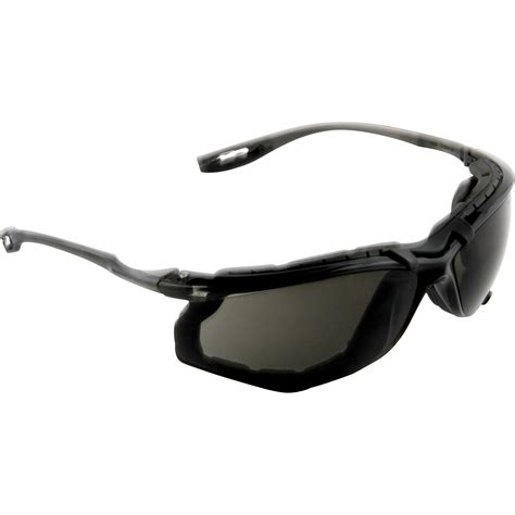 3m virtua safety glasses with foam gasket grey smoke lens anti fog coating ansi z87 csa z94