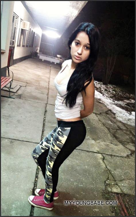 Latin Teen Girls Posing Tight Leggings And Tight Img