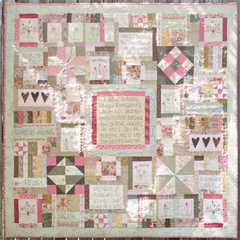 Journey Of A Quilter Is A Bom Quilt Pattern Designed By Leannes House