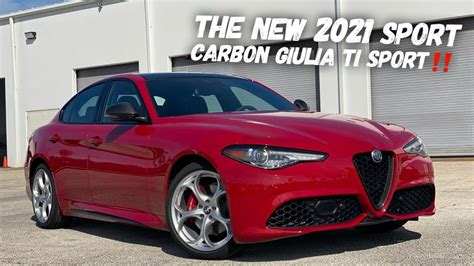 The Ti Sport Carbon 2021 Alfa Romeo Giulia Is Insane Youtube
