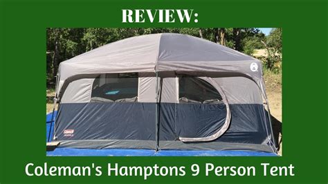 Maybe you would like to learn more about one of these? REVIEW: Coleman's 9 Person Hamptons Tent - YouTube