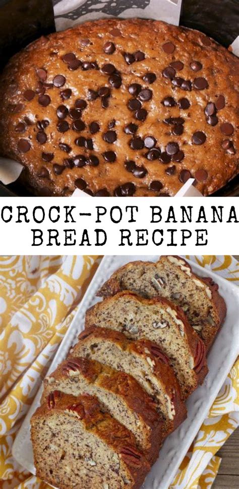 A good way to use overripe bananas. Crock-Pot Banana Bread Recipe | ALL RECIPES