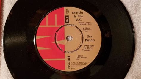 The Sex Pistols Anarchy In The I Wanna Be Me Uk Original 7 Vinyl