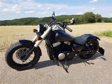 The spirit 750 combines style, performance, comfort, and honda technology all into a sporty cruiser package. Umgebautes Motorrad Honda VT 750 Shadow von Zweirad ...