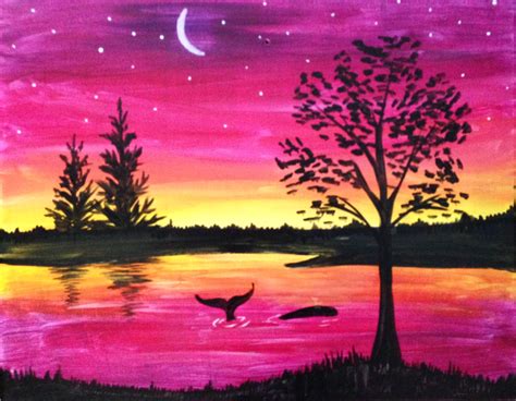 Whale On The Loose Paint Nite Event