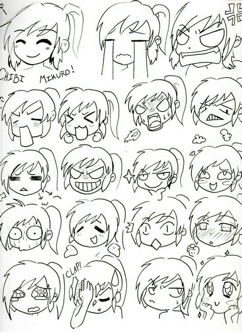 Anime Expressions Drawing At Getdrawings Free Download