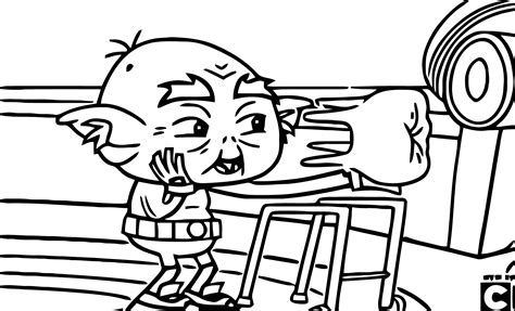 Whether you like the original or teen titans go better, there's so much action and fun. Old Beast Boy And His Huge Tooth Coloring Page ...