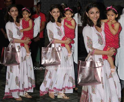 Soha was seen in films like saheb, biwi aur gangster returns, saheb, biwi aur gangster 3, 31st october and war chod na yaar. Soha Ali Khan and Inaaya at Arpita Khan Sharma's Ganesh Puja