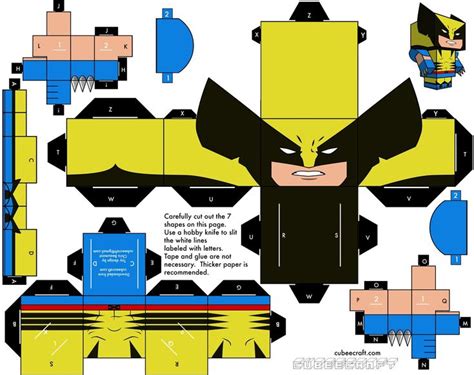 Pin By Olynn Mel On Cube Craft Paper Toys Paper Crafts Superhero