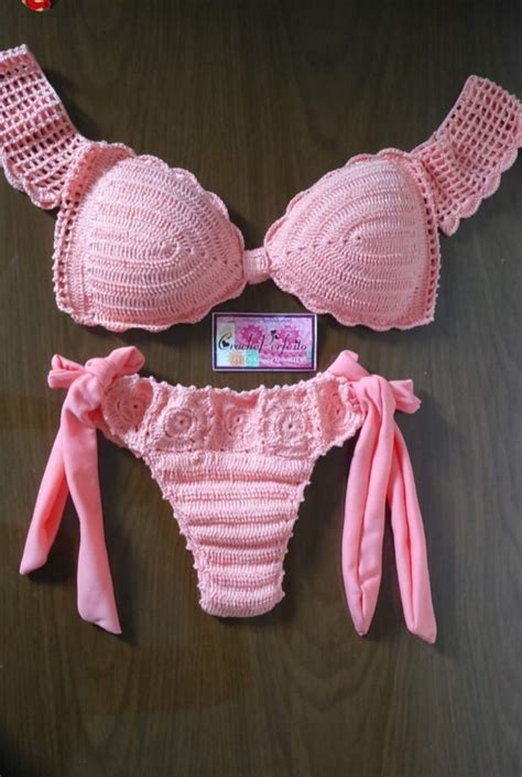 pin by doralice camêlo on biquinis de crochÊ crochet bathing suits crochet bikini pattern