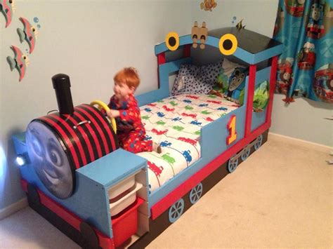 A toddler bed and transition him it is okay to get a kids bed train bunk bed without the other items or trundle beds child the train toddler bed design. Thomas Train Bed | Train bed, Train bedding set, Thomas ...