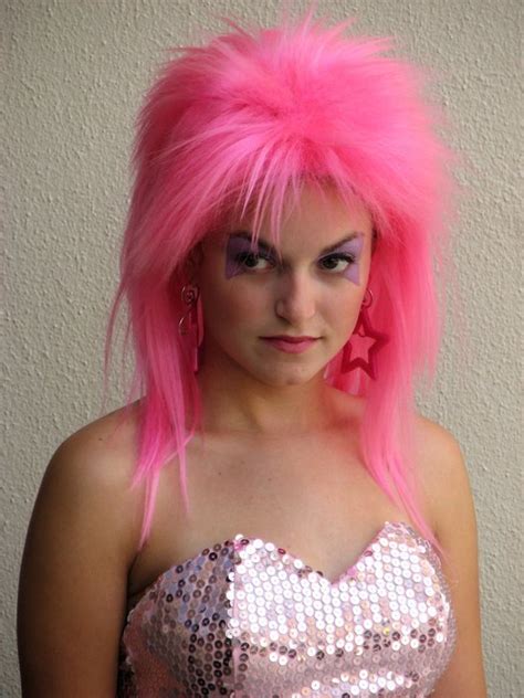 Pink Haired Girl In Rock Star Costume Free Image Download