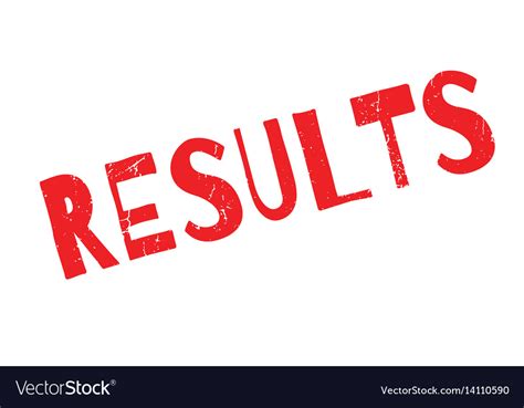 Results Rubber Stamp Royalty Free Vector Image