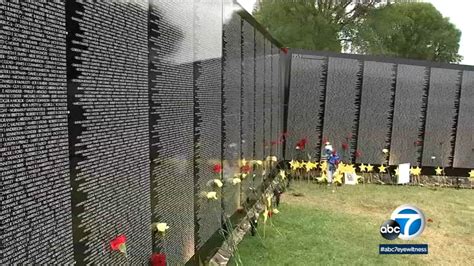 Memorial Day 2021 Moving Wall Vietnam Veterans Memorial Makes Stop In