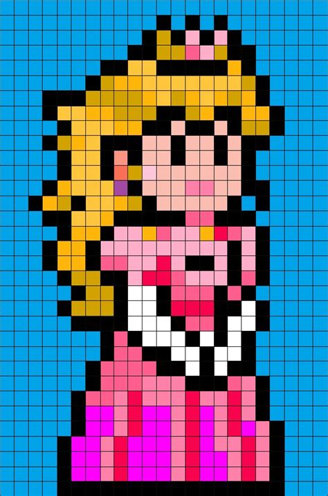 Princess Pixel Art Google Search Fuse Bead Patterns