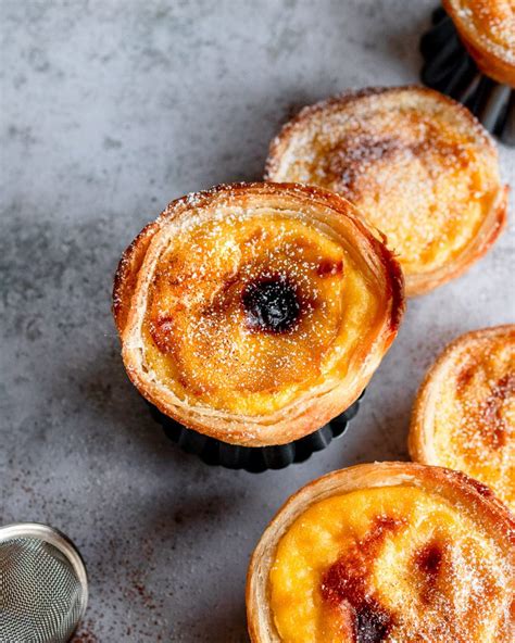 Flaky Home Made Pastéis De Nata Portuguese Egg Tarts Whiskfully So