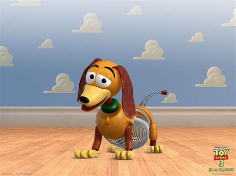 Slinky Dog Toy From Toy Story Desktop Wallpaper
