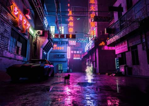 Running In The Night The Superb 80s Cyberpunk Artworks By Daniele