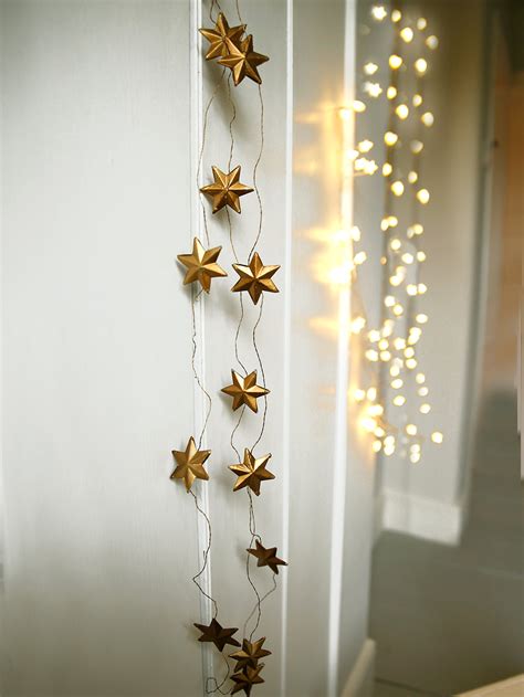 Gold Metal Stars Garland Clem And Co