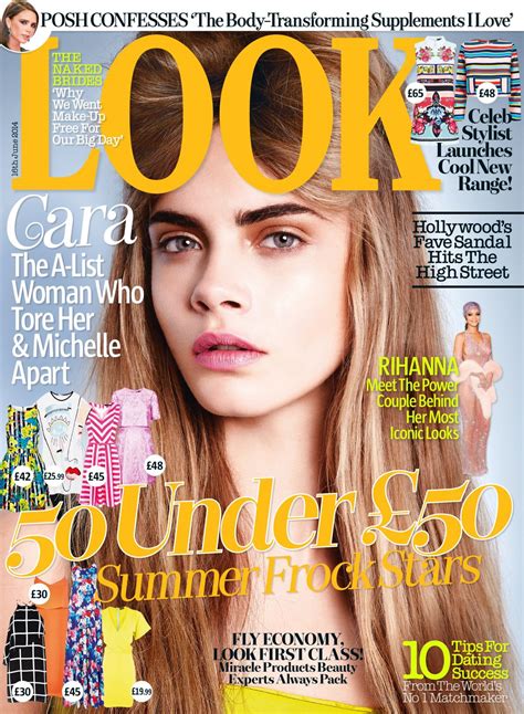 Cara Delevingne In Look Magazine June 2014 Issue Hawtcelebs