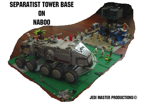 Lego Star Wars Separatist Tower Base On Naboo Jedi General Flickr