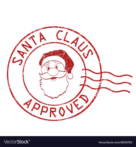 Santa Claus Stamp Printable