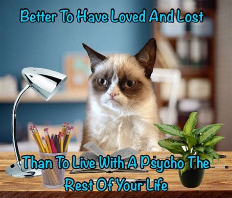 Grumpy Cat Says It Is Better To Have Loved And Lost Than To Live With A