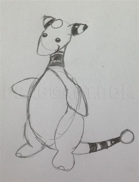 How To Draw Ampharos Ampharos From Pokemon Coloring Page Trace Drawing