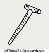 Crutch Doodle Clipart Illustrations sketch template