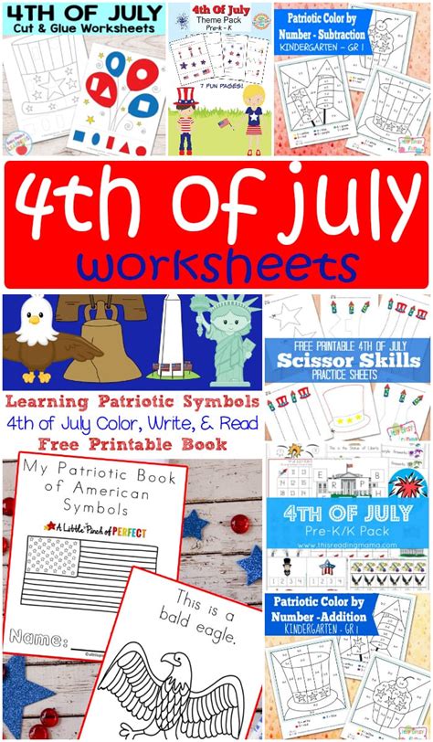 Maybe you would like to learn more about one of these? 4th of July Worksheets - itsybitsyfun.com