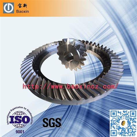 High Precision Customized Spiral Bevel Helical Pinion For Machinery