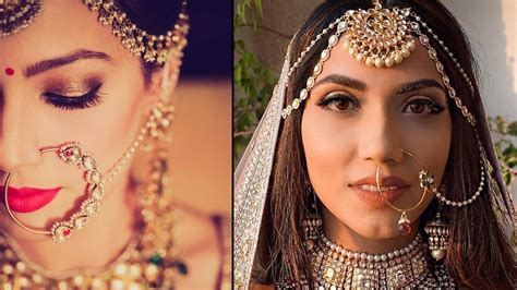 Bridal Nose Ring Indian Bridal Makeover Videos Indian Nose Jewelry Youtube