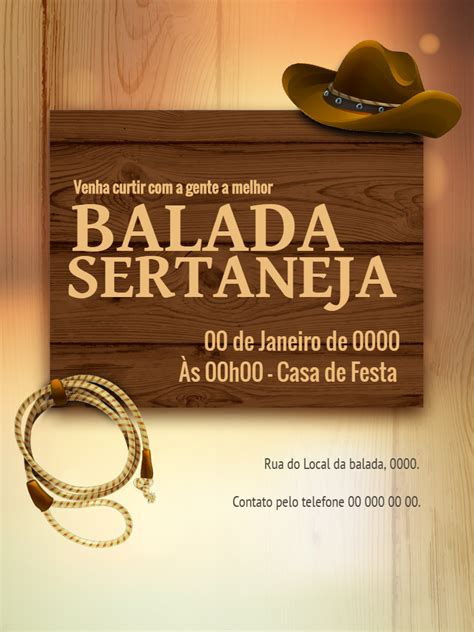 Apoya y premia a los artistas que amas. Convite Sertanejo aniversário, balada, festa, comemoração ...
