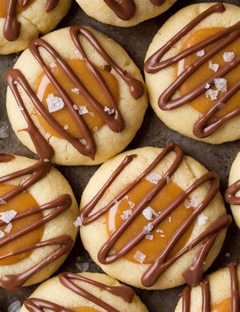 Salted Caramel Turtle Thumbprint Cookies Cooking Classy