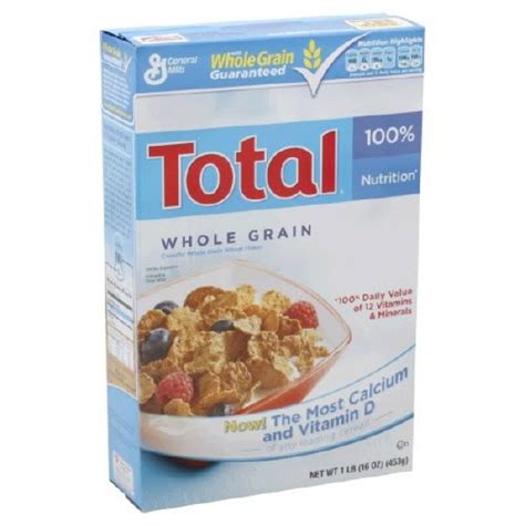General Mills Total Whole Grain Cereal 16 Oz Pack Of 6