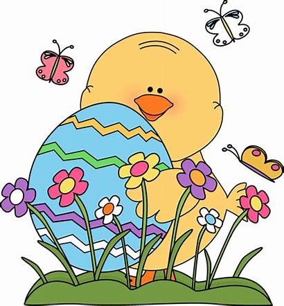 Easter Chick Spring Clip Graphics