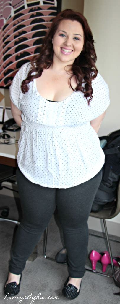 plus size ootd polka dot blouse and loafers sarah rae vargas