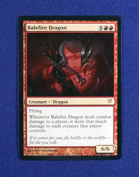 Balefire Dragon From Innistrad Isd Mtg Proxy Magic Cardplus