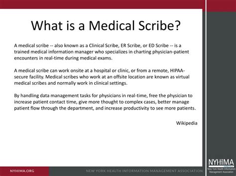 Ppt Role Function And Future Of Medical Scribes Powerpoint