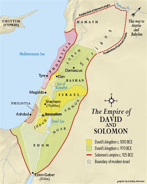 Empire Of David And Solomon Map Created For The Geopoliti Flickr