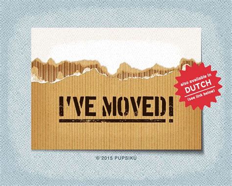 Pack Of 25 Moving Announcement Custom Postcards By Pupsiku Custom