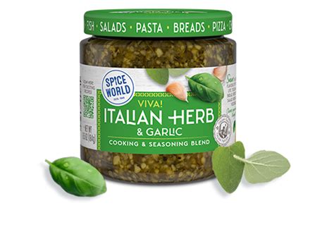 Viva Italian Herb And Garlic Seasoning Spice World Inc