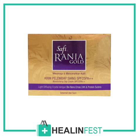 It make my skin look dewy and even my skin tone. Healin Fest: SAFI RANIA GOLD KRIM PELEMBAP SIANG