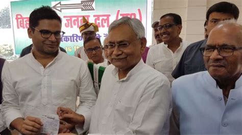 Those sermonising others about learning to live prashant kishor @prashantkishor. Prashant Kishor joins JD(U) in presence of Nitish Kumar